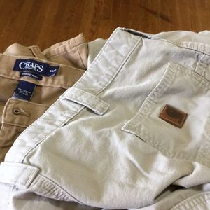 Two pair pants Carhartt & Chaps